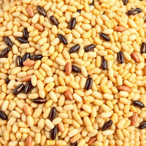 Mixed seed blend with millet and maize