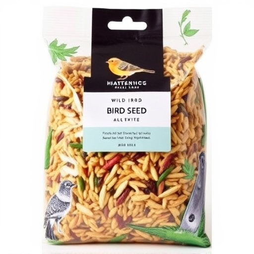 Mixed wild bird seed in UK packaging