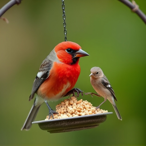 Mobile phone browsing bird seed deals