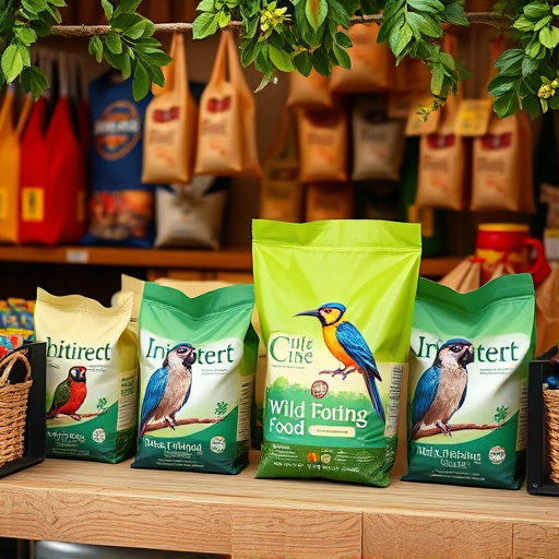 Online shop displaying wild bird food bags