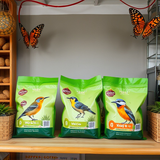 Online shop displaying wild bird food bags