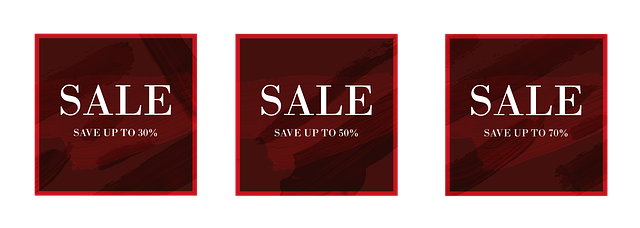 Promotional sale sign on bird food