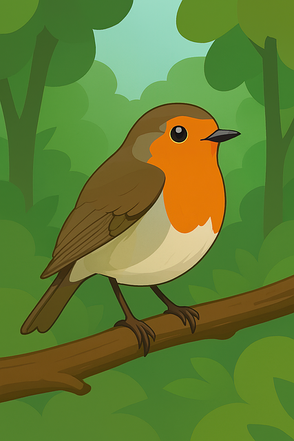 Robin perched beside mesh mealworm feeder