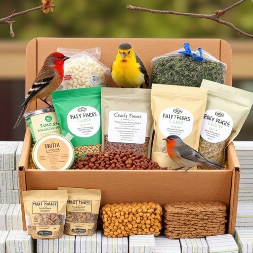 Seasonal bird food subscription assortment