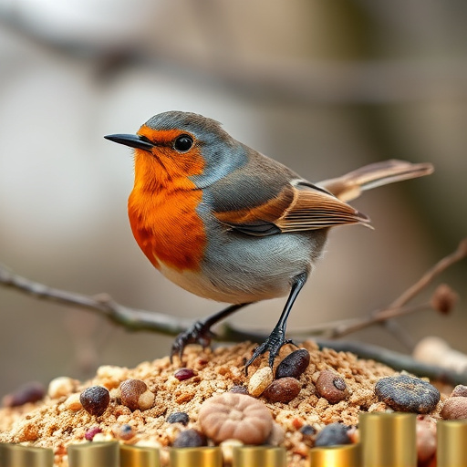 Soft food blend for wild robins