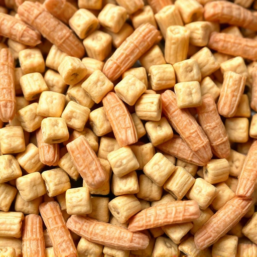 Square suet pellets with dried mealworms