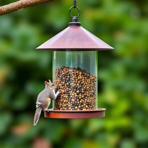 Squirrel and pigeon proof feeder design