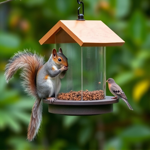 Squirrel and pigeon proof feeder design