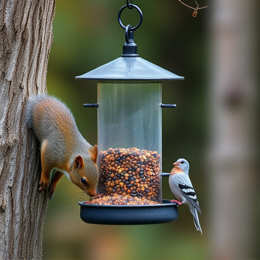 Squirrel and pigeon proof feeder design
