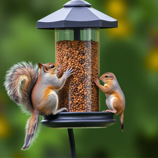 Squirrel-Proof Feeders: Protect Sunflower Hearts Effortlessly