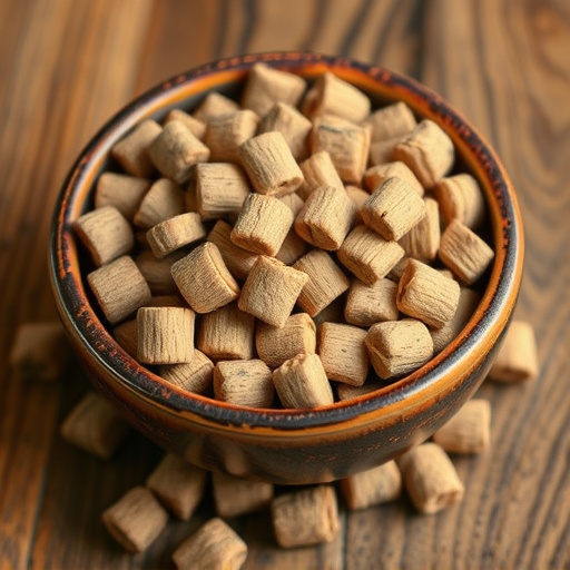 Suet pellets in a ceramic bowl