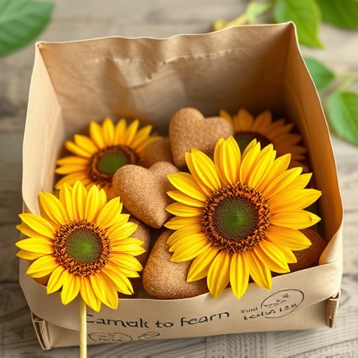 Sunflower hearts in eco packaging