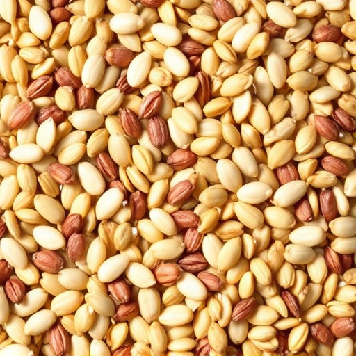 Sunflower seeds and grains mix