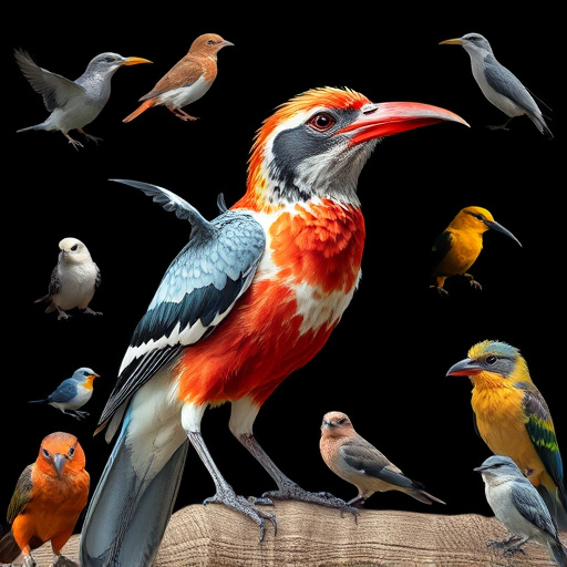 Variety of bird