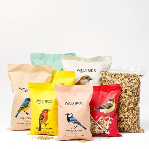 Variety of wild bird seed bags