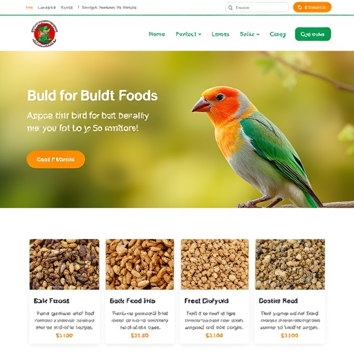 Website offering bulk bird food options