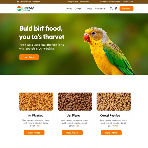 Website offering bulk bird food options