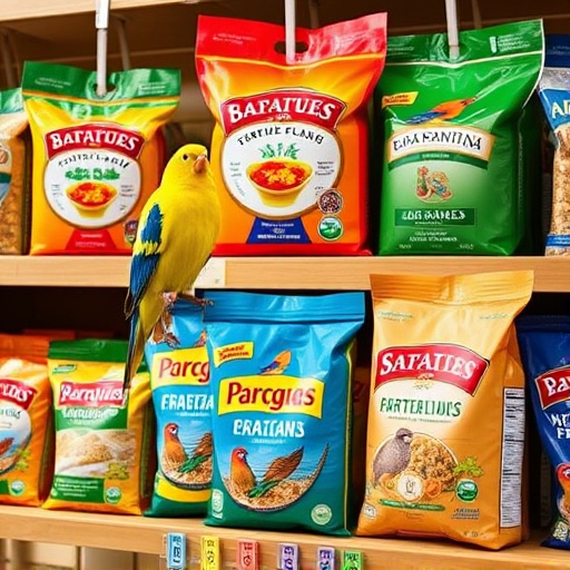 Wide selection of bird feed products