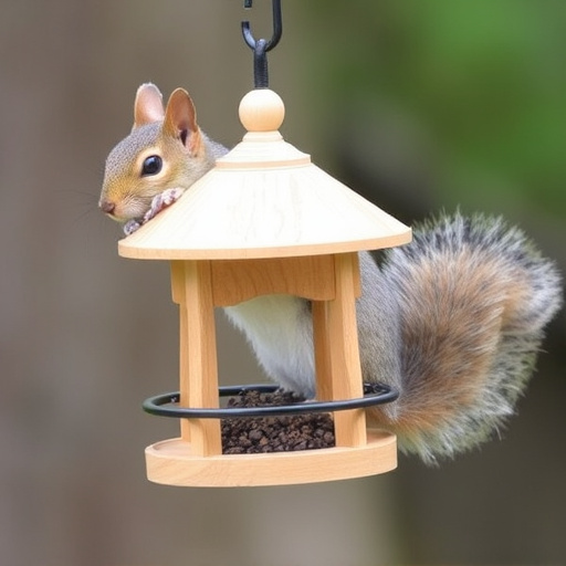 Affordable squirrel-resistant bird feeder hanging