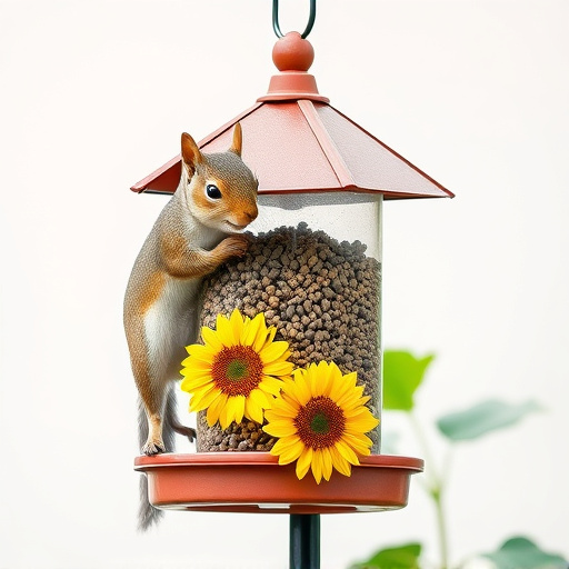 Squirrel-Proof Feeders: Protect Sunflower Hearts in Your Garden