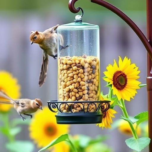 Affordable squirrel-resistant bird feeder hanging