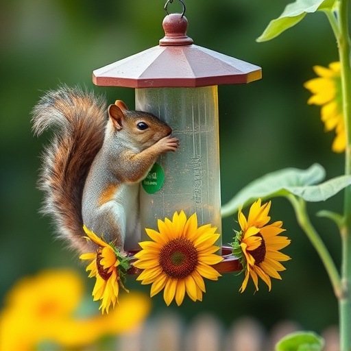 Affordable squirrel-resistant bird feeder hanging