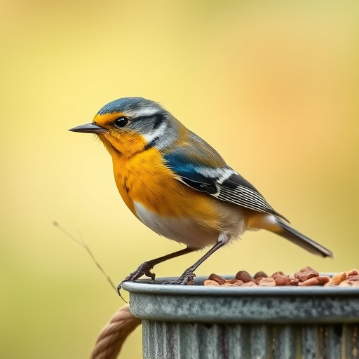 Assorted UK bird feed on webpage
