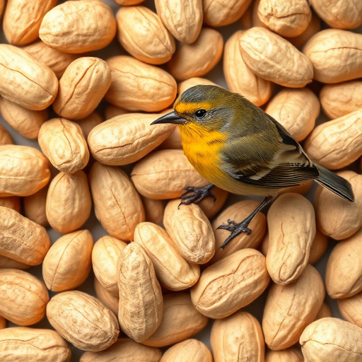 Bag of peanuts for wild birds