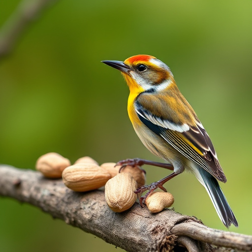 Bag of peanuts for wild birds