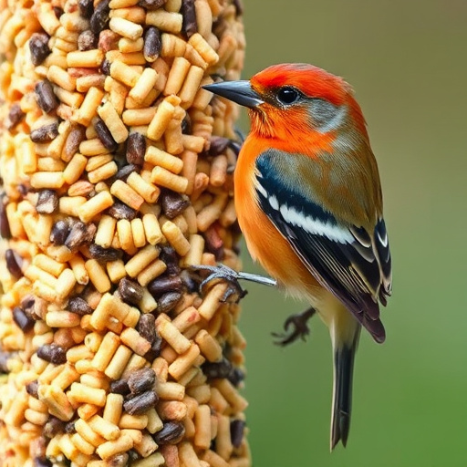 Bag of premium suet pellets for birds