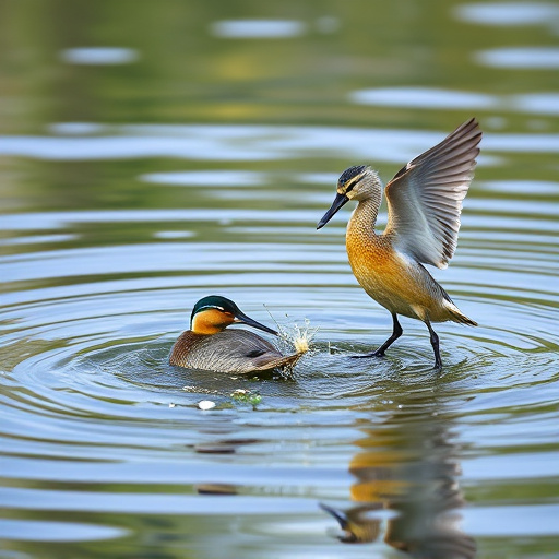 Bird bath beside bird feeder station