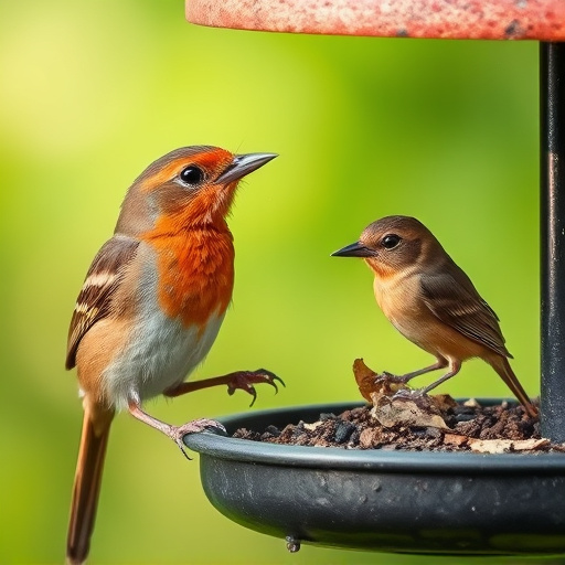 Bird feeder hanging with squirrel proof cage