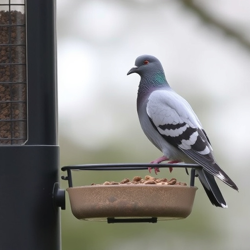 Bird feeder with protective metal cage