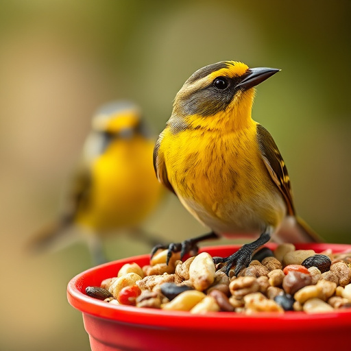 Bird feeders filled from subscription delivery