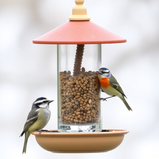 Bird food box left at front door