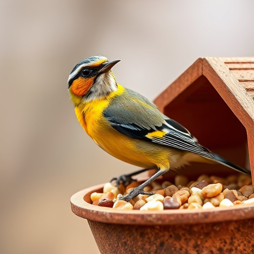 Bird food box left at front door
