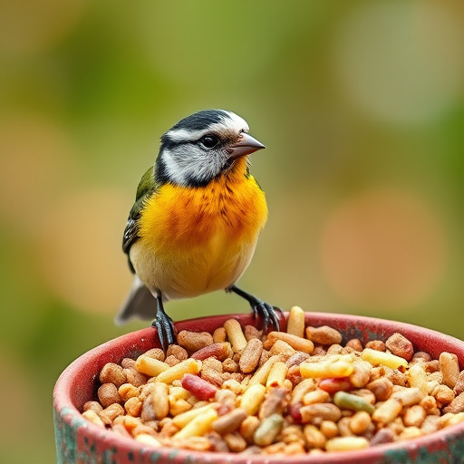 Bird food box left at front door