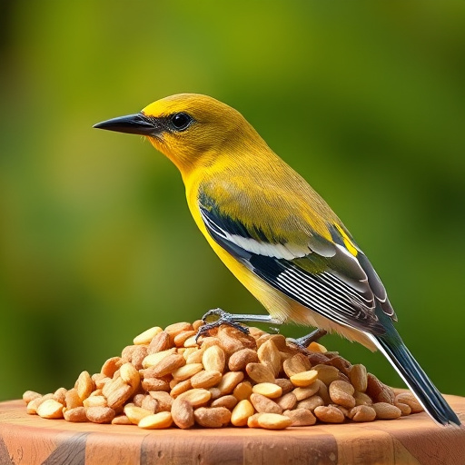 Bird food mix for sensitive birds