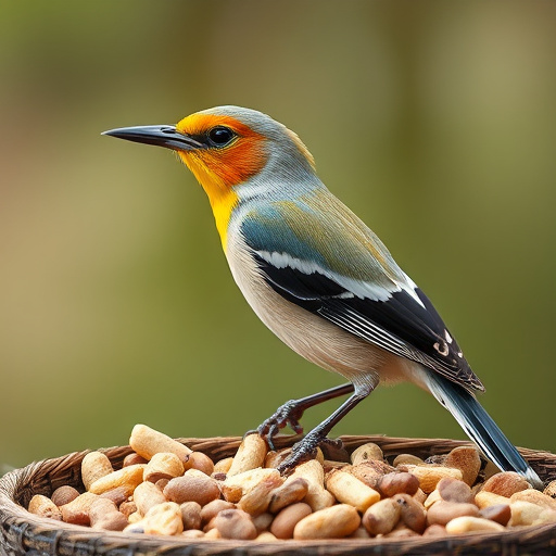 Bird food mix for sensitive birds