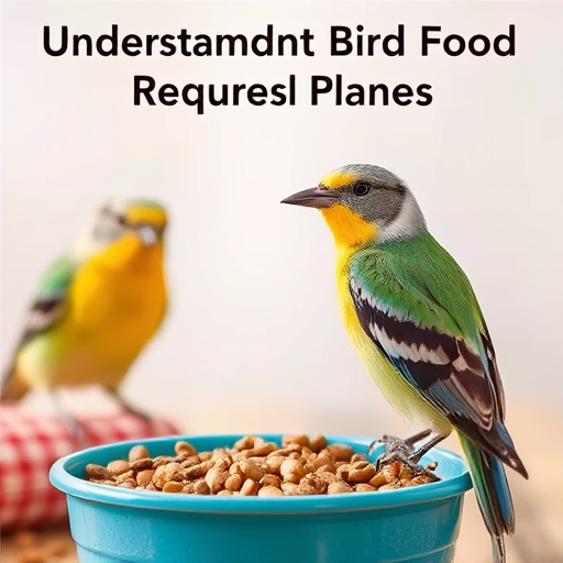 Bird food parcel with free delivery label