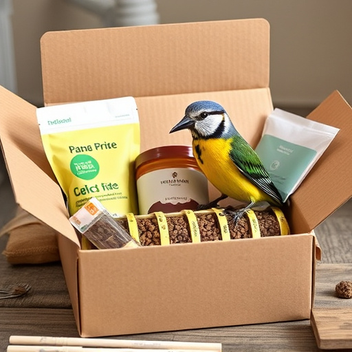 Bird food subscription with promotional offer