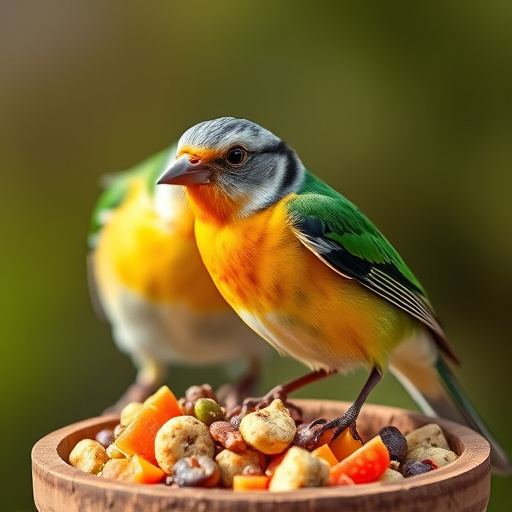 Bird food subscription with promotional offer