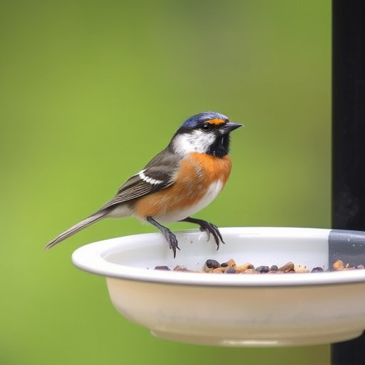 Bird seed bulk packaging outdoors