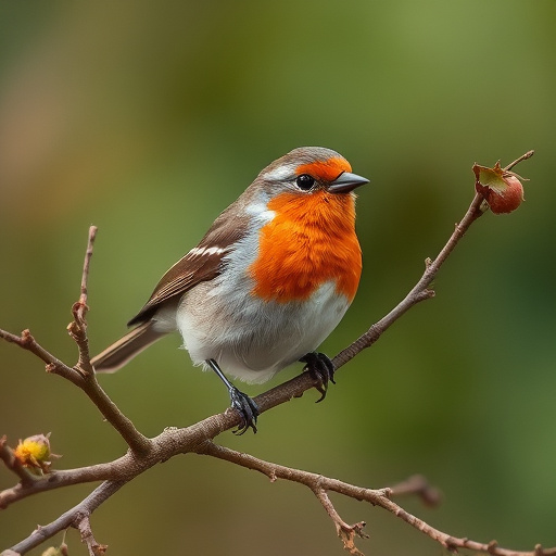 Birds enjoying suet balls outdoors