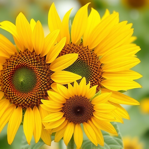Birds feeding on sunflower hearts outdoors