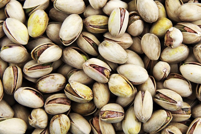 Birds pecking at abundant seed pile