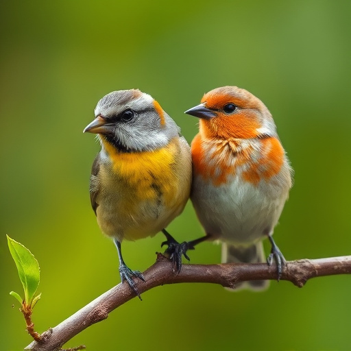 Birds pecking at restricted feeder ports