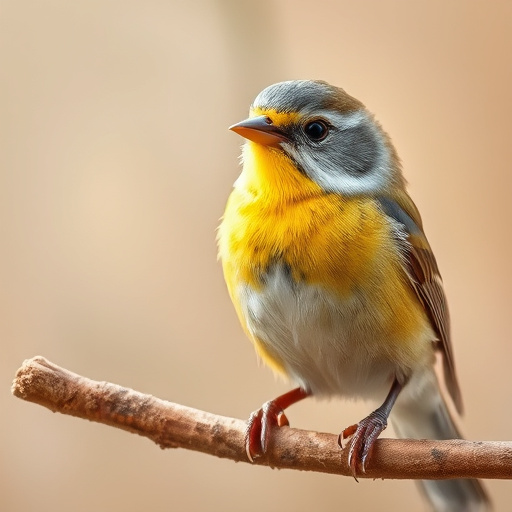 Blue tit holding seed in its beak