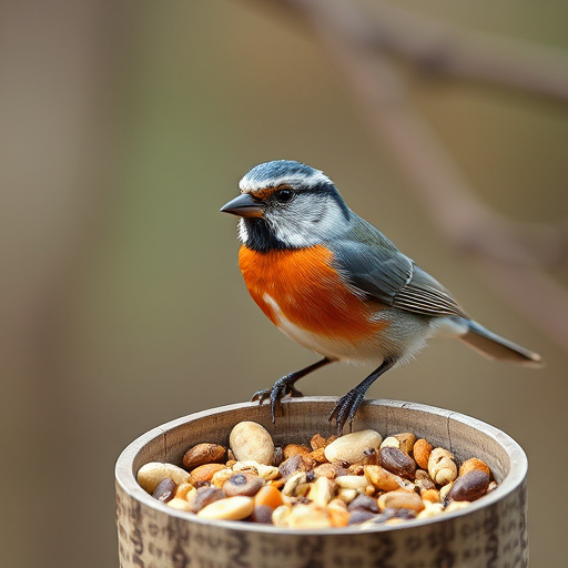 Blue tits enjoying fresh insects
