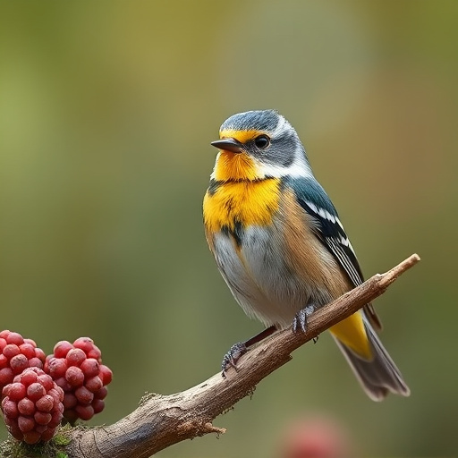 Blue tits enjoying fresh insects